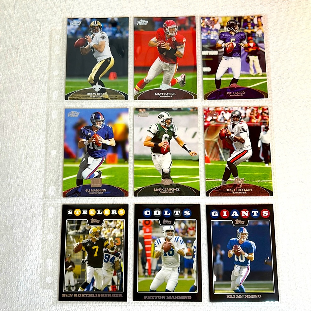 Quarterback Trading Cards Matt Cassel RIP